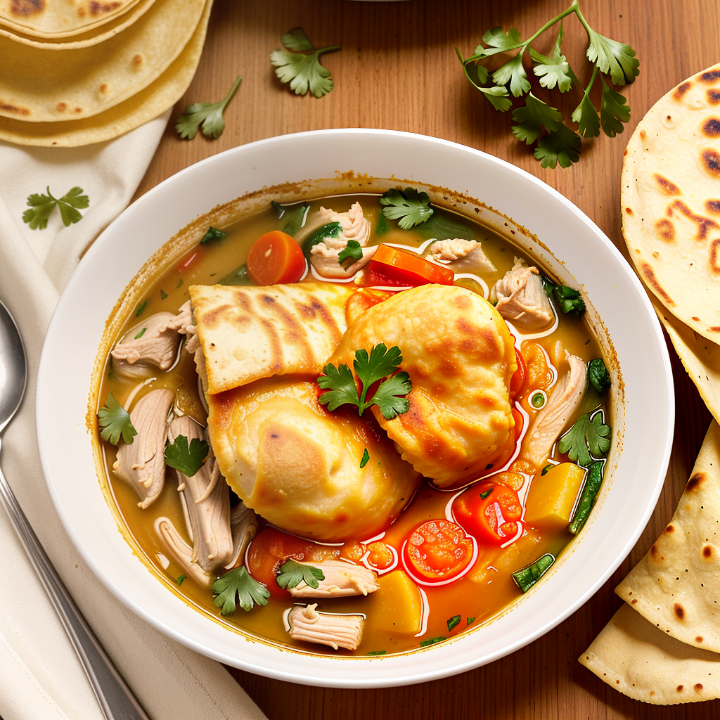 sopa de tortilla con pollo
