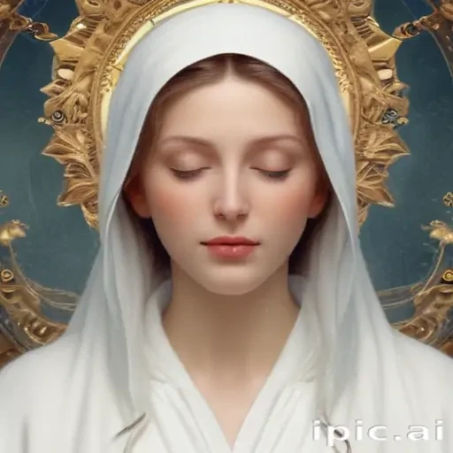 virgin mary clip art