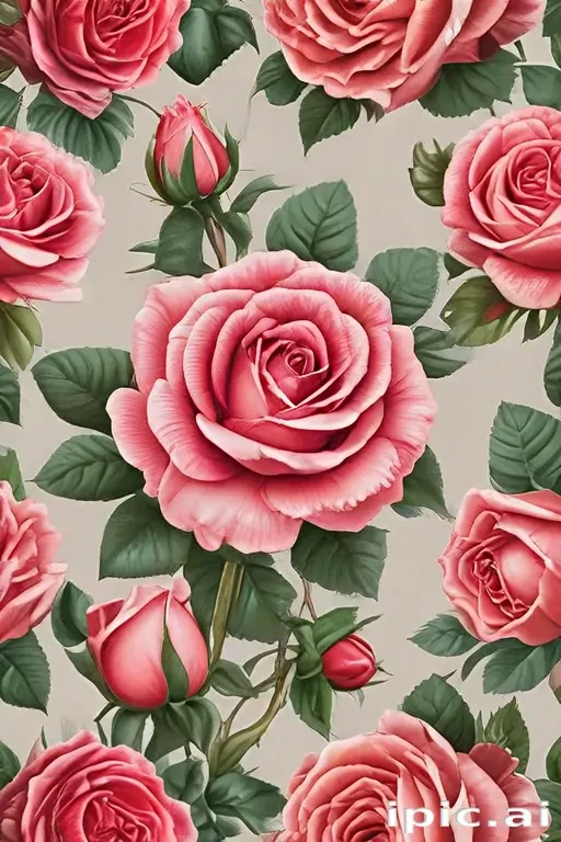 rose border