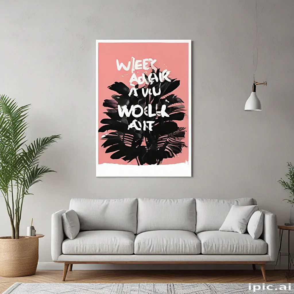 free wall art mockup