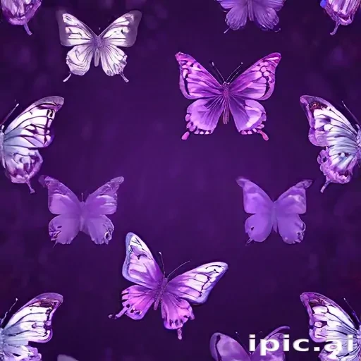 purple butterfly background
