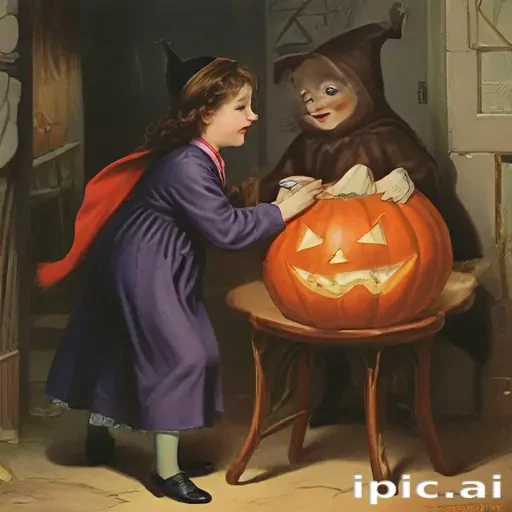 public domain vintage halloween art