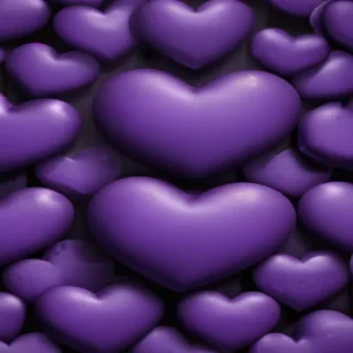 purple hearts wallpaper