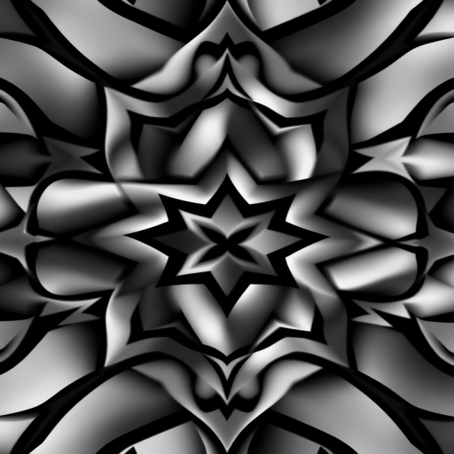 Create an abstract black and white pattern with intricate geometric shapes and smooth gradients, shot with a Canon EOS 5D Mark IV at ISO 100, aperture f/8, 24mm focal length, using a macro lens for detailed texture and sharpness.