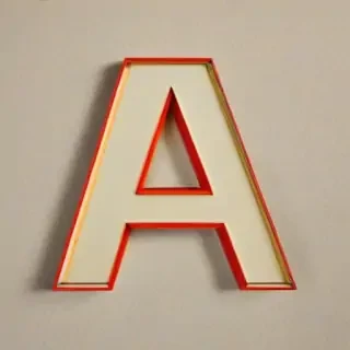 letters as images