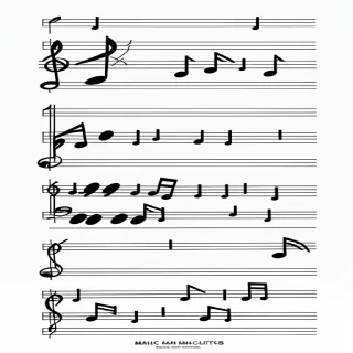 music notes transparent