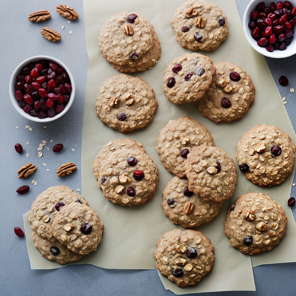 oatmeal cookies with cranberries and walnuts