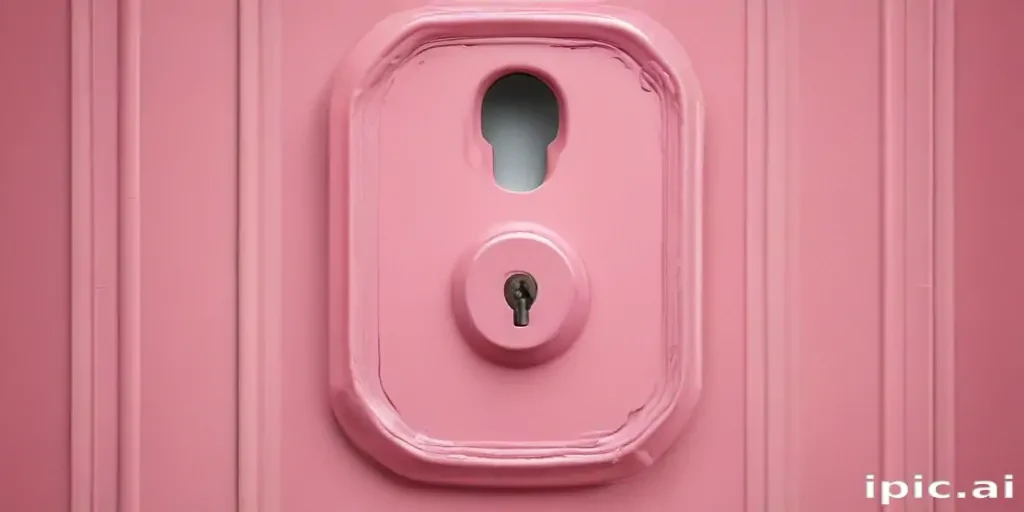 pink lock screen