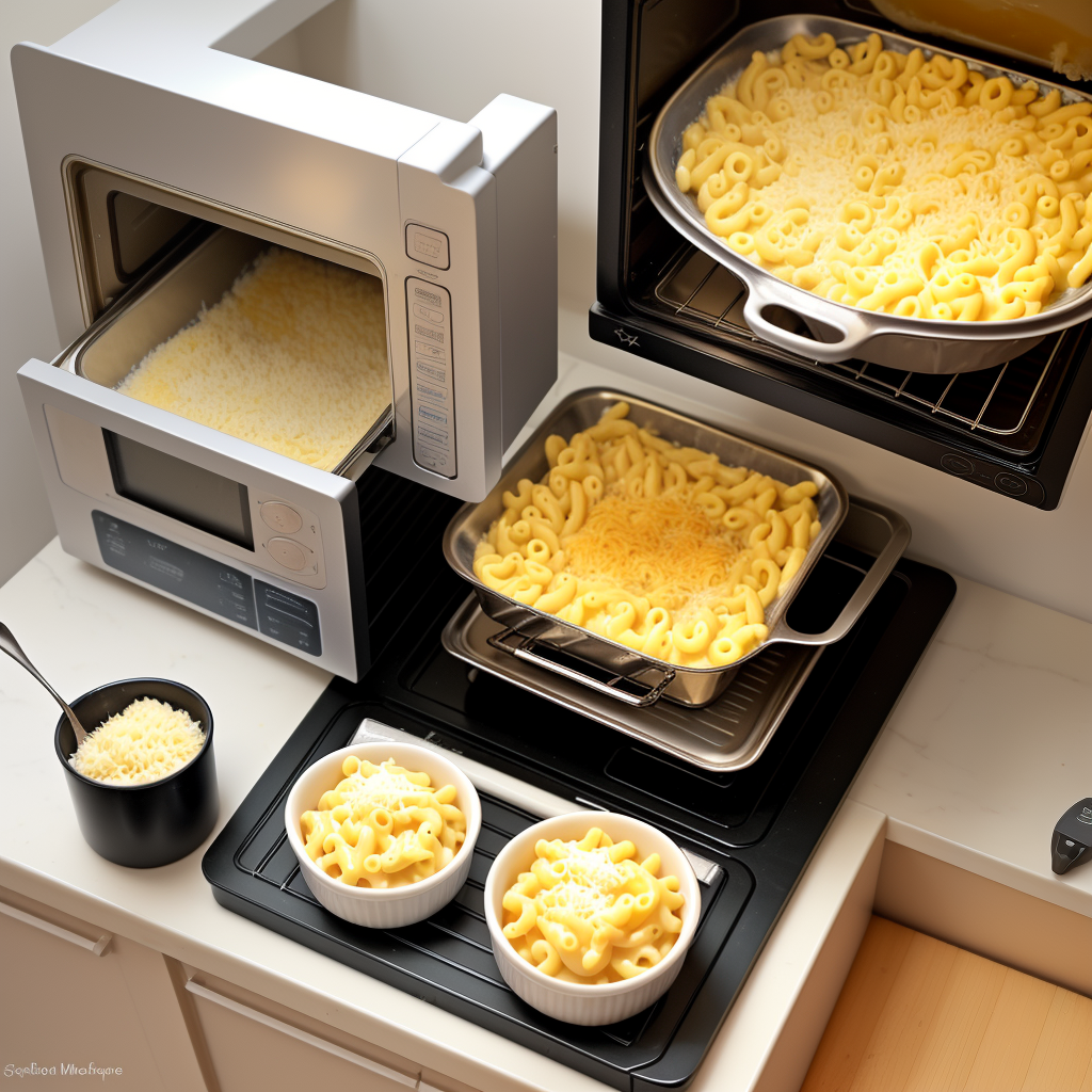 how to make box mac and cheese in the microwave