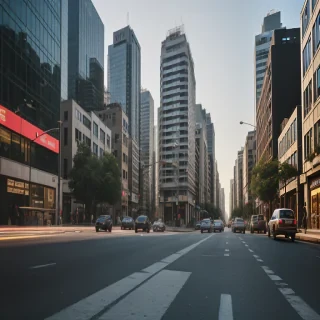 city street background