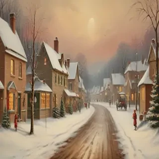antique christmas images