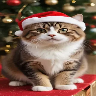 merry christmas cats images
