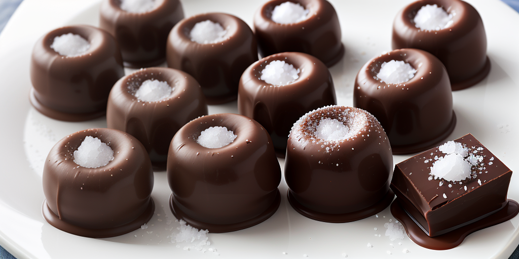 dark chocolate caramels with sea salt