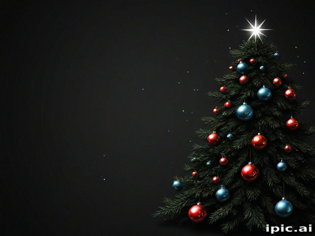 dark christmas wallpaper
