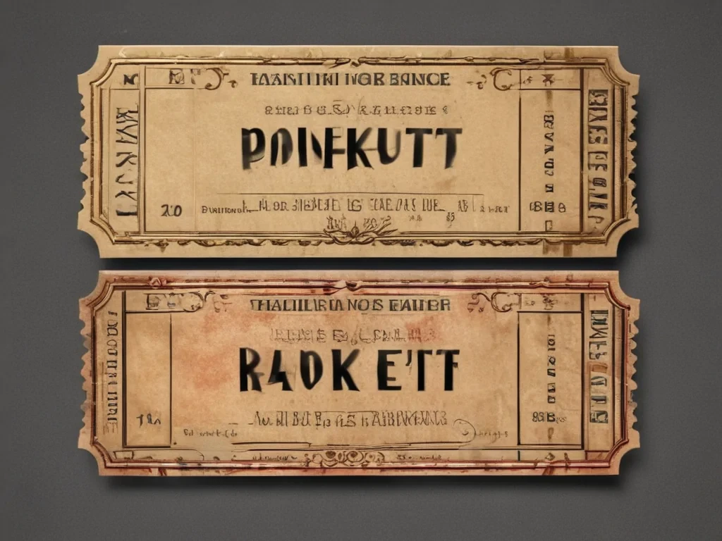 ticket clip art