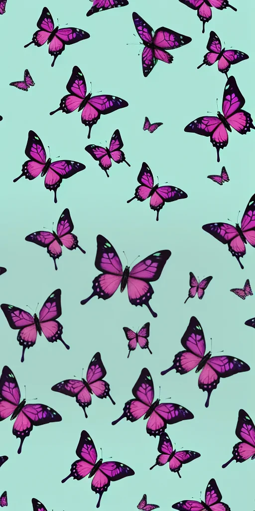 beautiful butterflies wallpaper