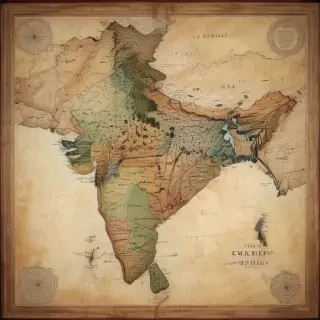 map of india