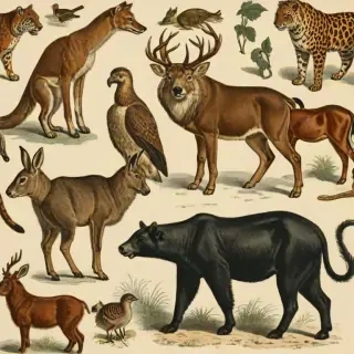 vintage illustrations animals