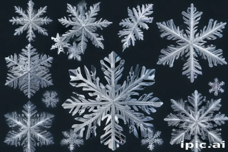 snowflakes clipart transparent background