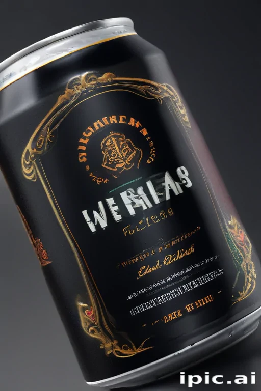 beer can mockup