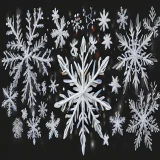 snow flakes png