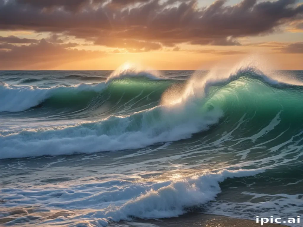 waves transparent