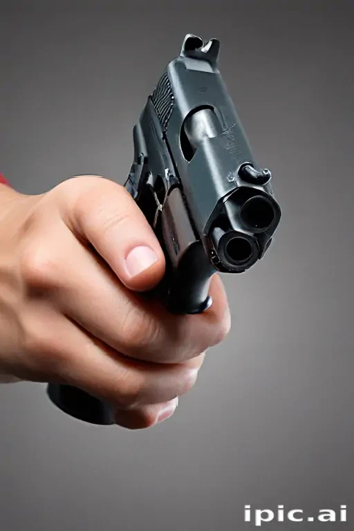 holding gun png