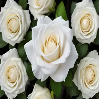 white roses png