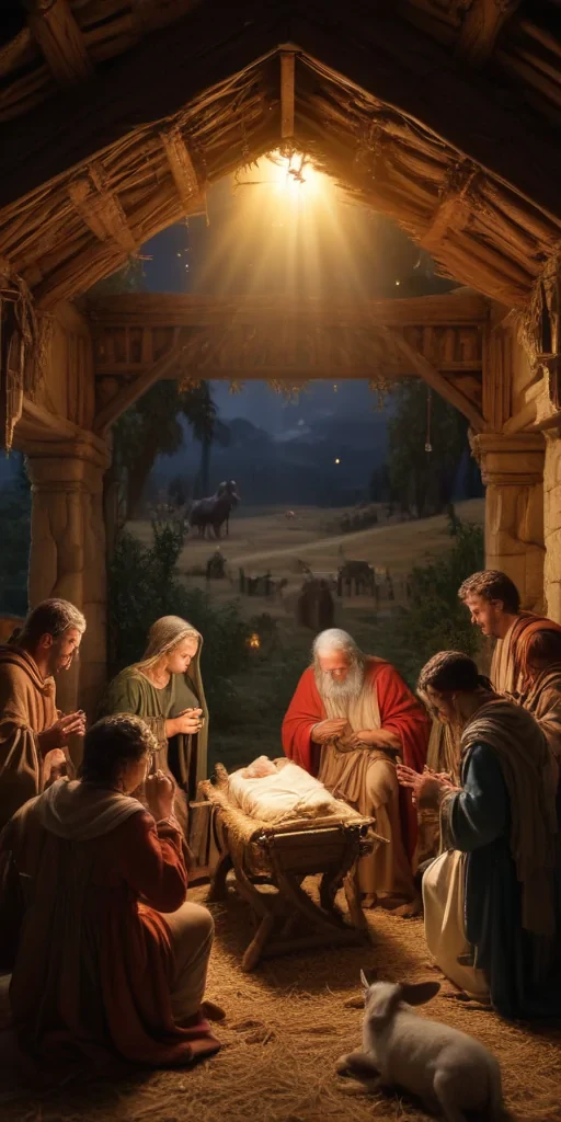 images of the manger scene