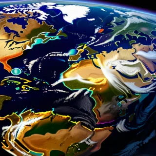 earth from space