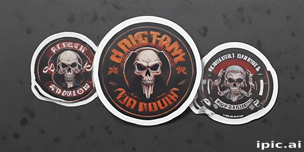 sticker mockup