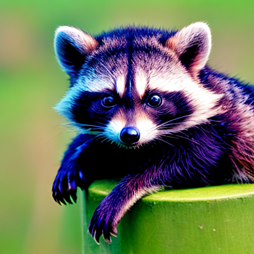 cute racoon