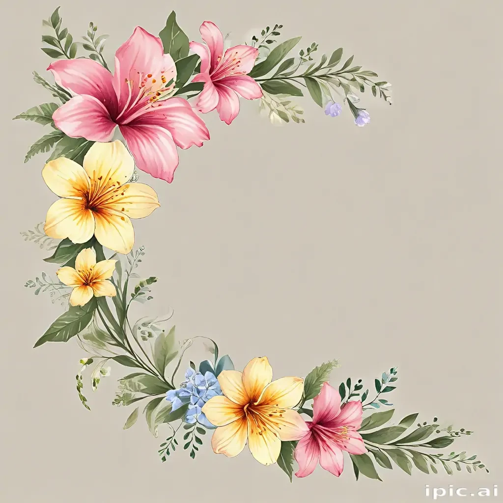 png border flower