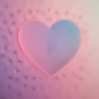 blurry heart