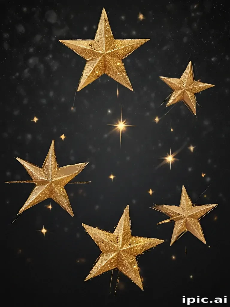 glittering stars png