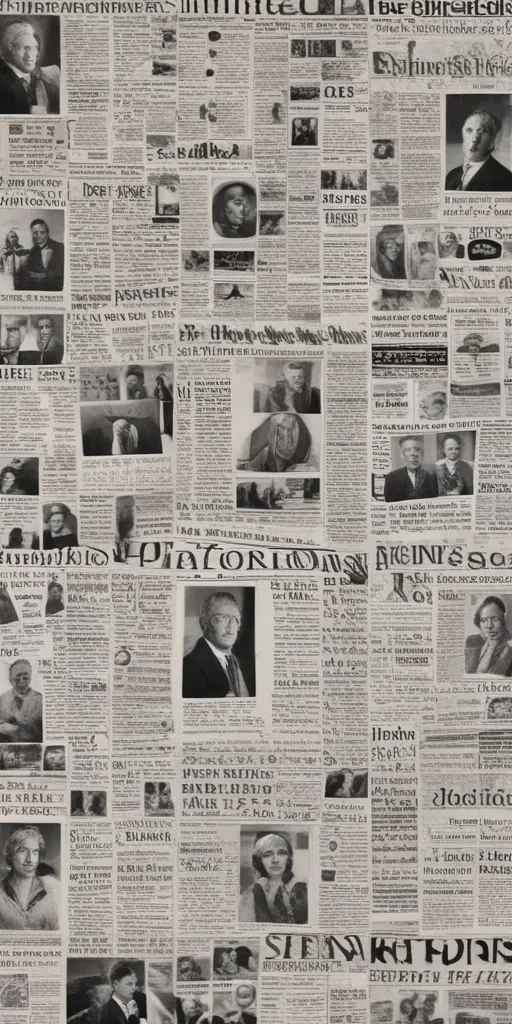newspaper collage png