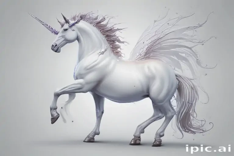 unicorn outline