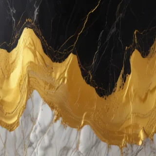 black and gold marble background