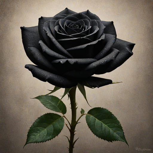 black rose picture