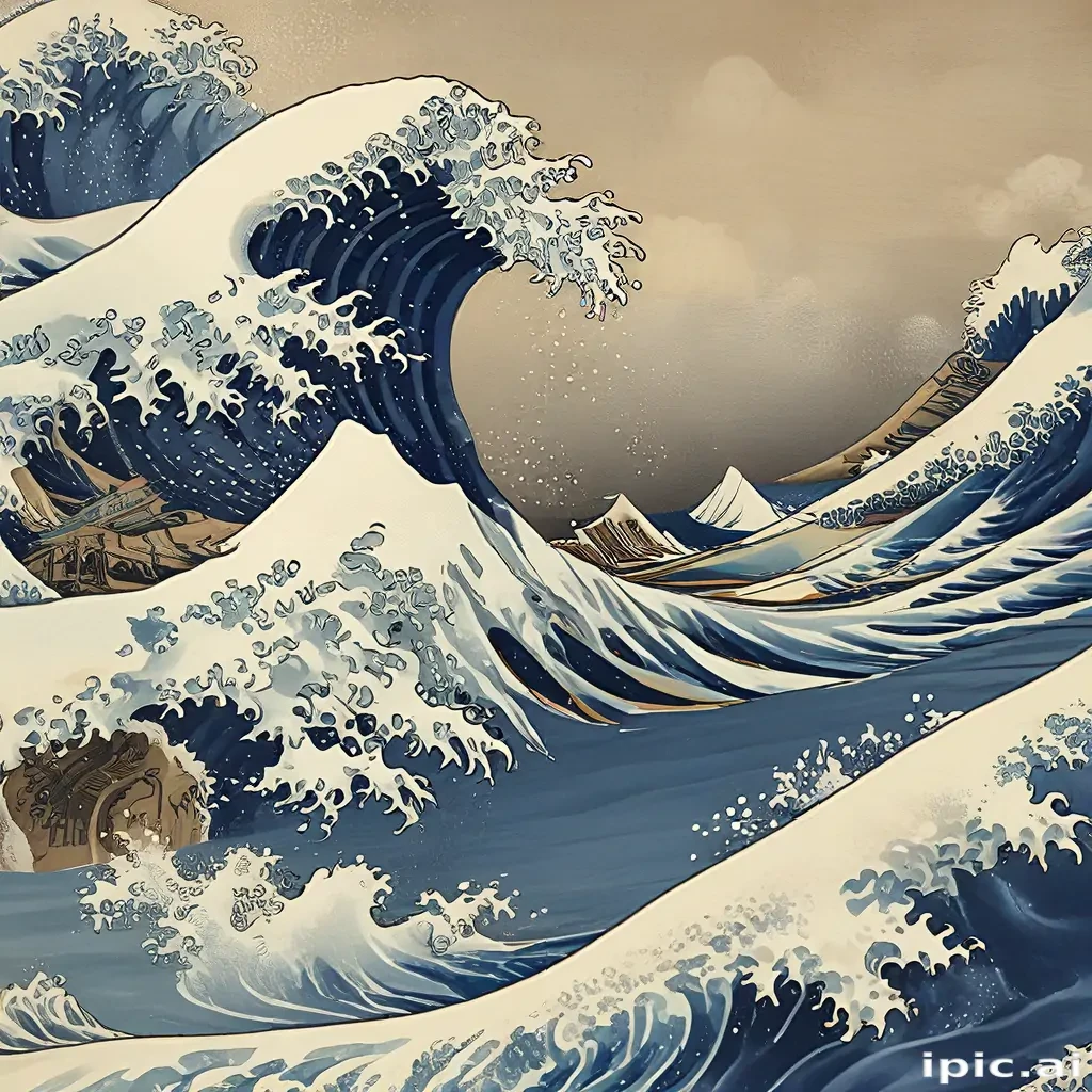 the great wave wallpaper