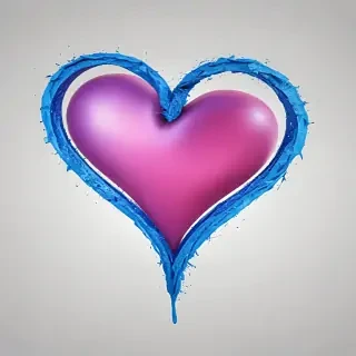 blue heart png