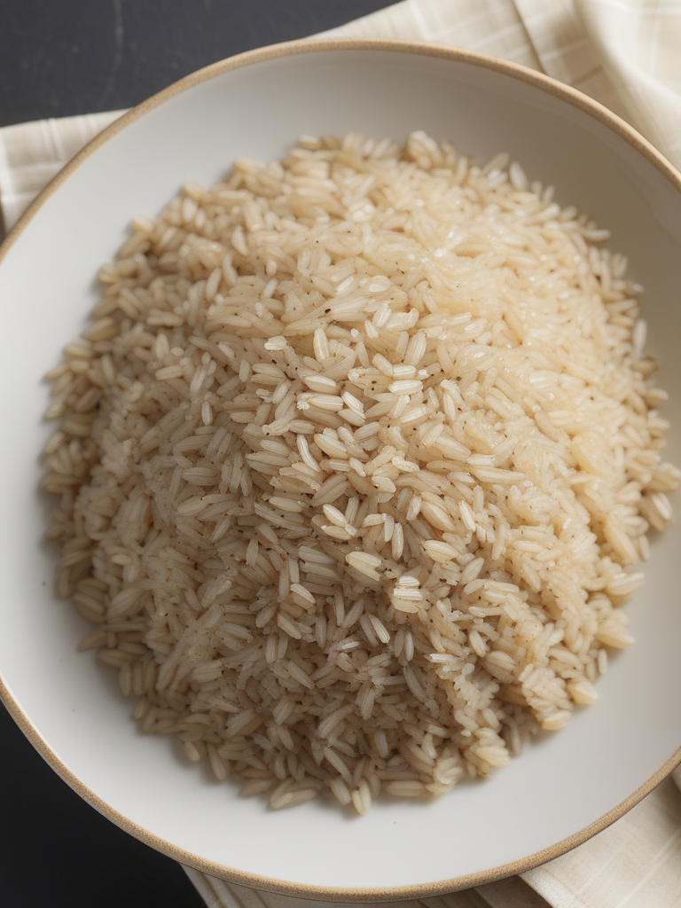 alton brown baked brown rice