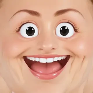 happy face transparent