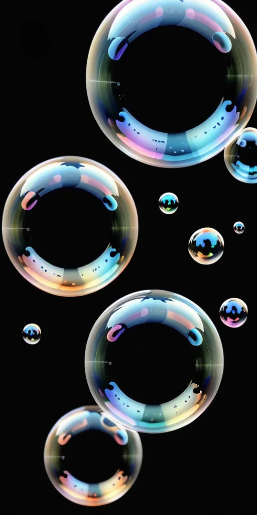 transparent bubbles