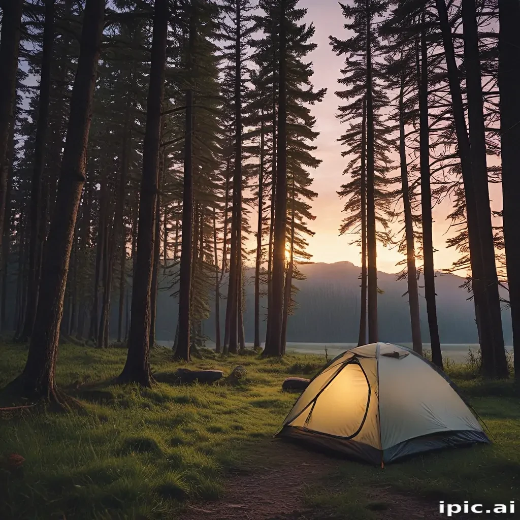 camping background pic