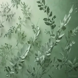 sage green backround