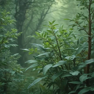 sage green backround