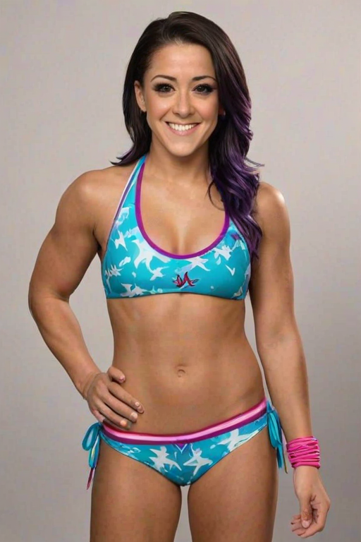 wwe bayley in a bikini