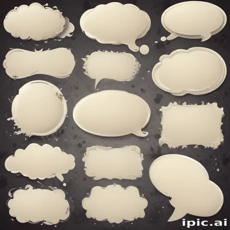 speech bubble clip art