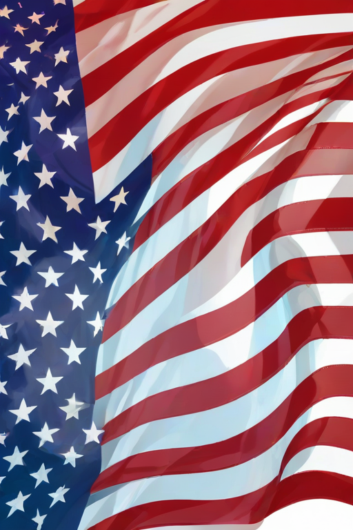 transparent american flag clipart